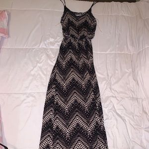 Chevron maxi dress